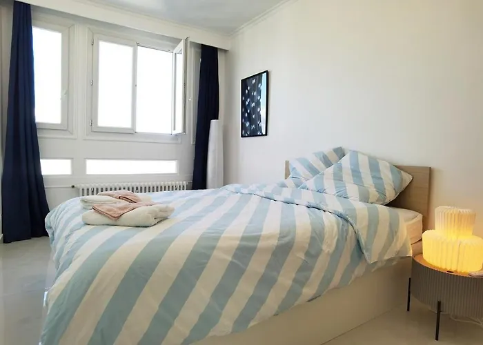 Modern 2-bed 80m2 With Elevator Free Parking N19-25 Párizs